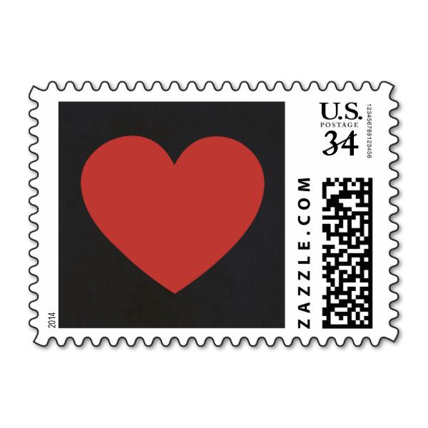 Nothing Mundane  Red Heart Stamp